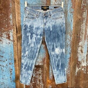 Lucky Brand Zoe Skinny Bleach Wash Jeans